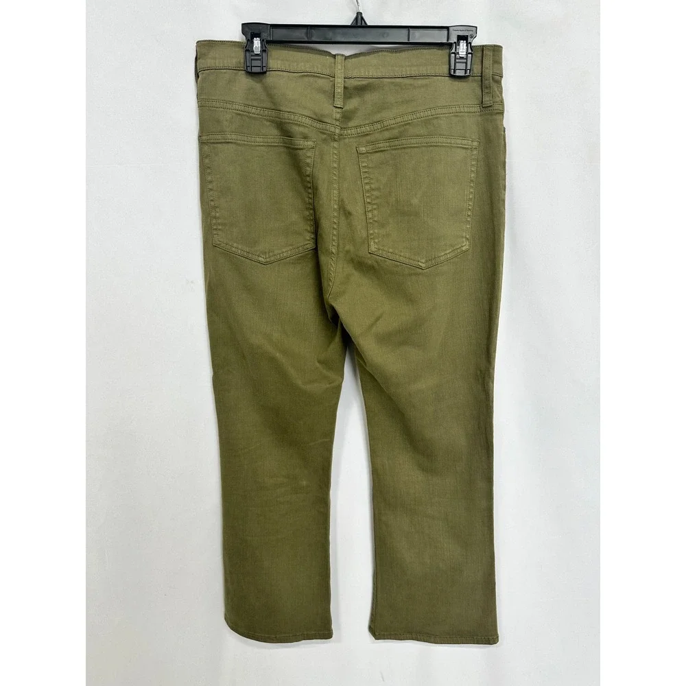 J.Crew Men's Sz 30 Billie Demi-Boot Crop Olive Green Earthy Utility Workwear